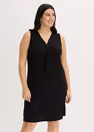 Robe en jersey à col lavallière, bonprix