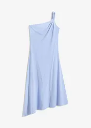 Robe en jersey coton à base asymétrique et détail nœud sur l’épaule, bonprix