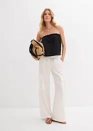 Pantalon cargo fluide en Lyocell mélangé, bonprix