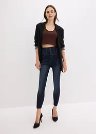 Legging sculptant sans coutures aspect jean, maintien fort, bonprix