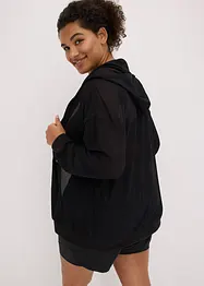 Veste de sport transparente en mesh, oversize, bonprix