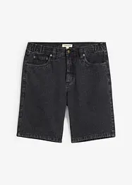 Bermuda classique en jean avec taille élastiquée, bonprix