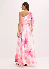 Robe asymétrique en satin brillant, bonprix