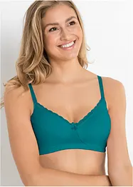 Lot de 3 soutiens-gorge coton sans armatures, bonprix