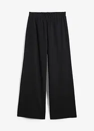 Pantalon large en maille piquée, bonprix