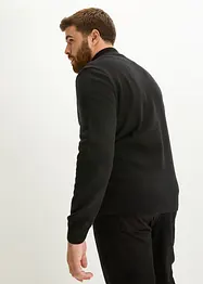 Gilet en maille de coton recyclé majoritaire, col montant, bonprix