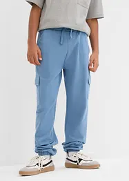 Pantalon de jogging à poches cargo, 100% coton, bonprix