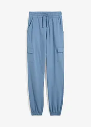 Pantalon de jogging à poches cargo, 100% coton, bonprix