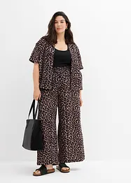 Pantalon palazzo en gaze de coton, bonprix