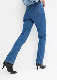 Jean droit taille mi-haute, extensible, bonprix