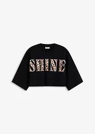 T-shirt court 100% coton, bonprix