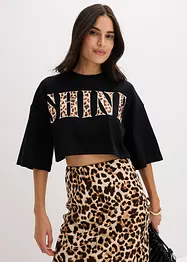 T-shirt court 100% coton, bonprix