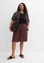 Bermuda fluide en viscose mélangée, bonprix