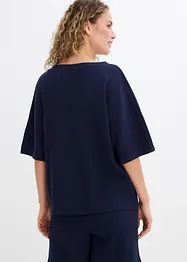 T-shirt gaufré 100% coton, bonprix