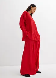 Blouse oversize en crépon de viscose mélangée, bonprix
