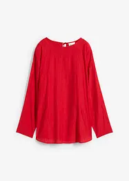 Blouse oversize en crépon de viscose mélangée, bonprix