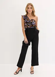 Combinaison légère en viscose à encolure asymétrique, bonprix