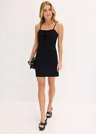 Robe courte avec nœuds en velours, bonprix
