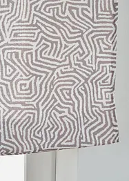 Store plissé à imprimé graphique, bonprix