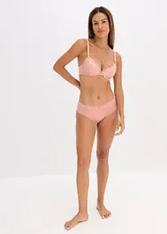 Soutien-gorge à coques satin et dentelle, bonprix