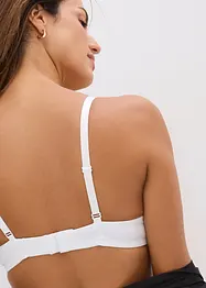 Soutien-gorge à coques satin et dentelle, bonprix