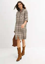 Robe-chemise 100% coton, bonprix