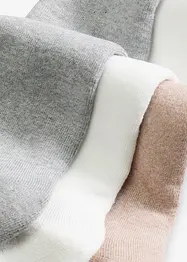 Lot de 3 paires de chaussettes hautes thermiques avec intérieur éponge doux, bonprix