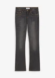 Jean bootcut taille mi-haute, extensible, bonprix