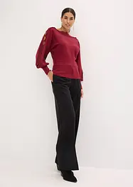 Pull fluide en fine maille de viscose mélangée, bonprix