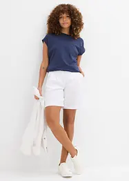 Lot de 2 T-shirts longs 100% coton, bonprix