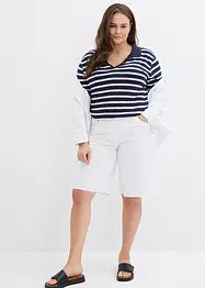 Bermuda à finition effilochée, bonprix