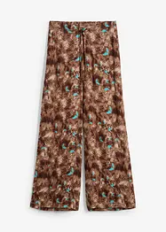 Pantalon taille élastiquée en viscose fluide, bonprix