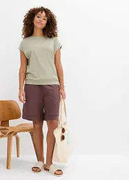 Lot de 2 T-shirts 100% coton, bonprix