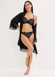 Soutien-gorge balconnet en dentelle à franges, bonprix