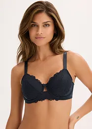 Soutien-gorge en polyamide brillant avec dentelle, bonprix