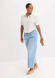 Polo en viscose extensible, bonprix