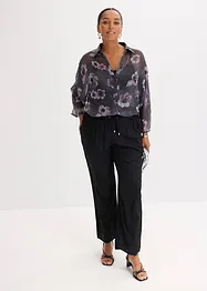 Blouse oversize en crêpe léger, bonprix