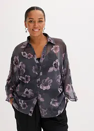 Blouse oversize en crêpe léger, bonprix