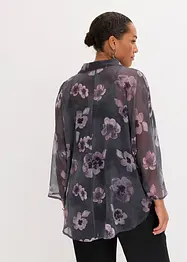Blouse oversize en crêpe léger, bonprix