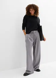 Pantalon à pinces avec lien à nouer, bonprix