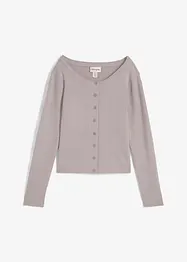 Gilet court en fine maille, bonprix