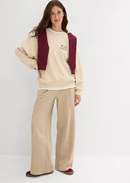 Sweat oversize doux en coton mélangé, bonprix