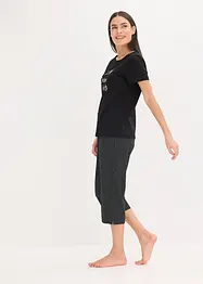 Pyjama corsaire 100% coton, bonprix