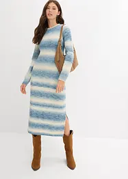 Robe pull longue et douce en laine mélangée, bonprix