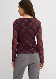 T-shirt manches longues en mesh fin, bonprix