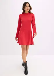 Robe courte trapèze à manches trompette, bonprix