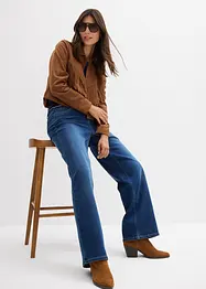 Jean droit taille haute, bonprix