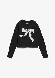 Pull en maille avec nœud, bonprix