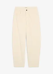 Pantalon barrel en velours côtelé, bonprix