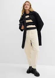 Pantalon barrel en velours côtelé, bonprix
